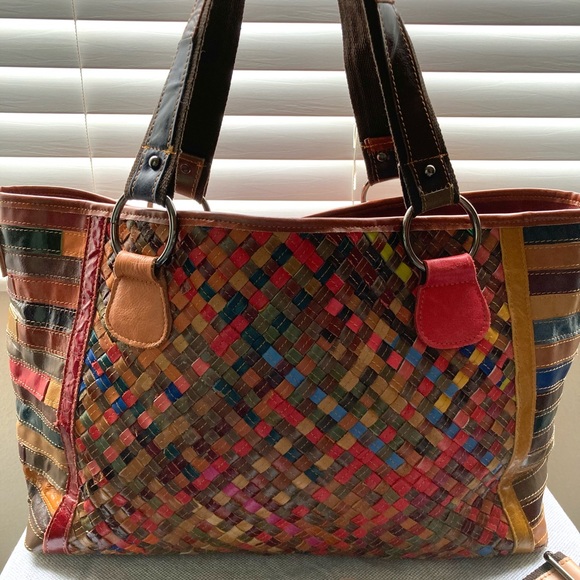Amerileather Cecily Tote multicolored - Picture 2 of 10